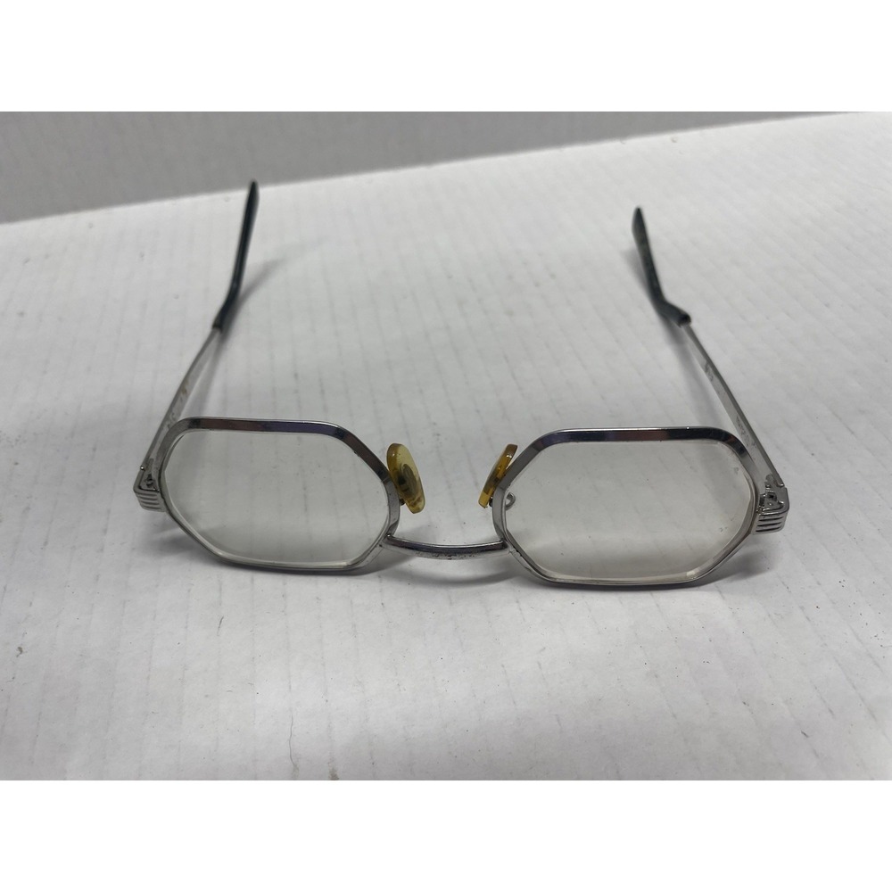 Vintage Hexagonal Victory Glasses Eyeglasses Frames Art Deco
